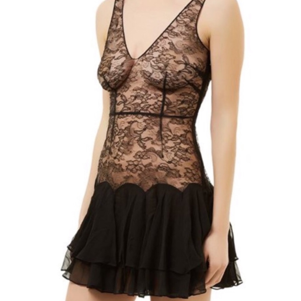 Agent Provocateur Vanessa Lace and Chiffon Dress